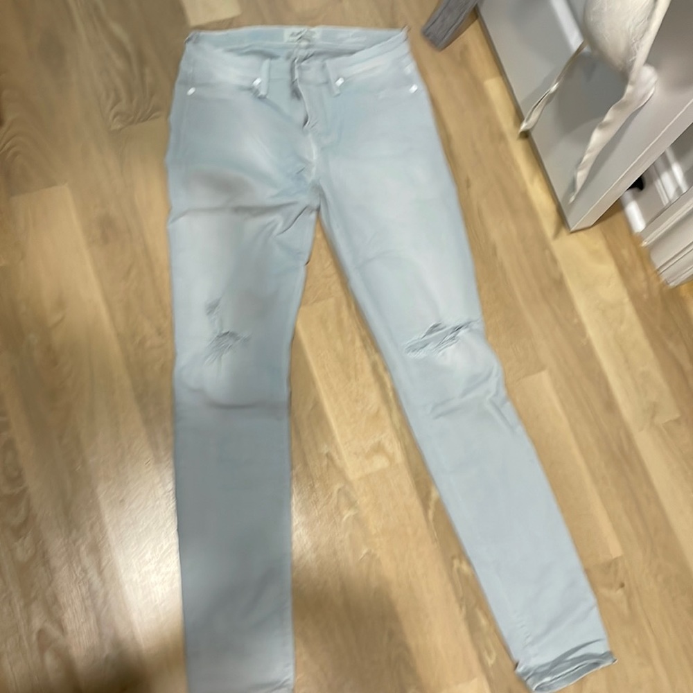 Henry and Belle Super Skinny angle blue jeans